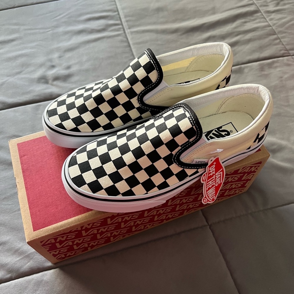 Classic Slip-On Checkerboard Vans